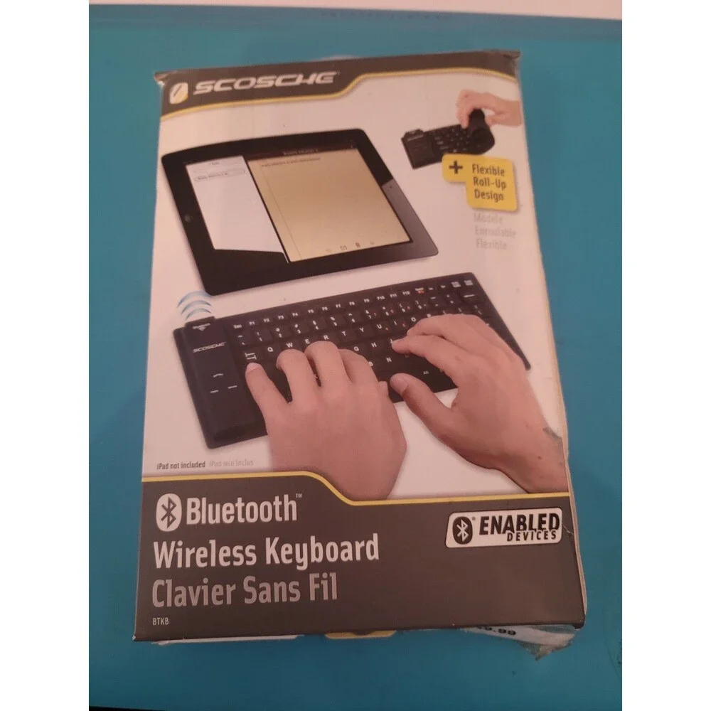 Scosche Freekey Flexible Water Resistant Keyboard - NEW IN BOX